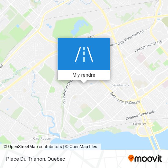 Place Du Trianon plan