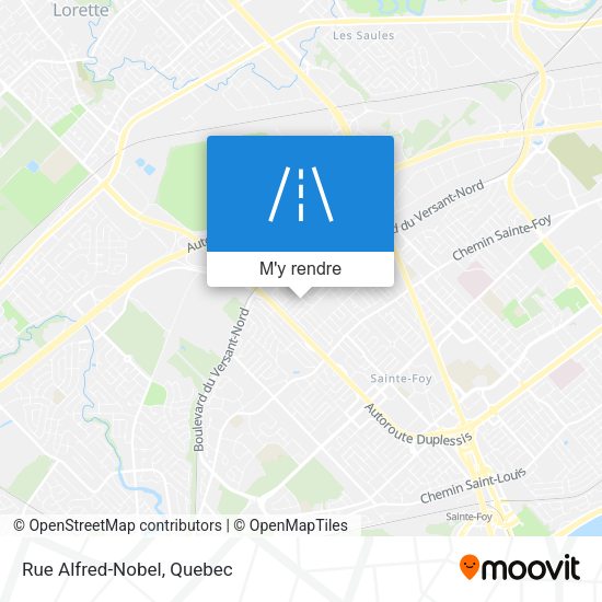 Rue Alfred-Nobel plan