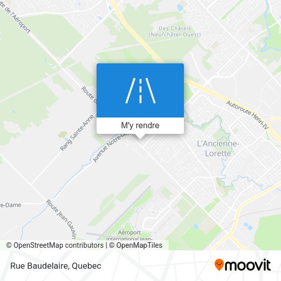 Rue Baudelaire plan