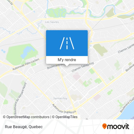 Rue Beaugé plan