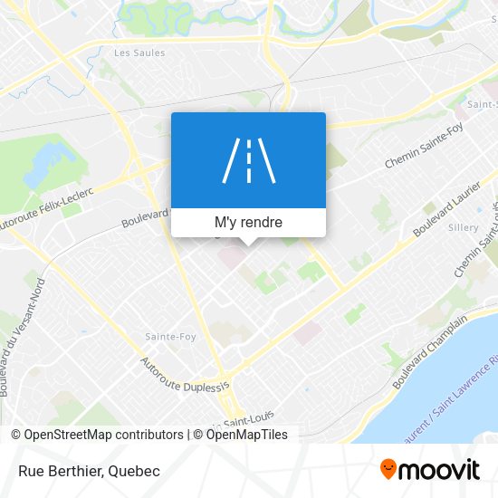 Rue Berthier plan
