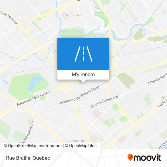 Rue Braille plan