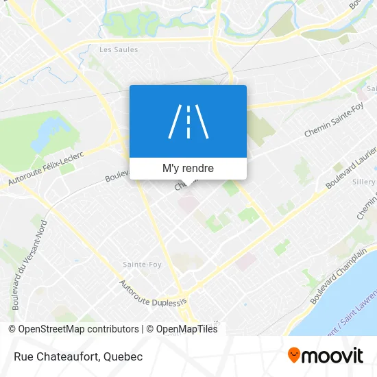 Rue Chateaufort plan