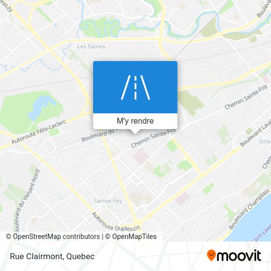 Rue Clairmont plan