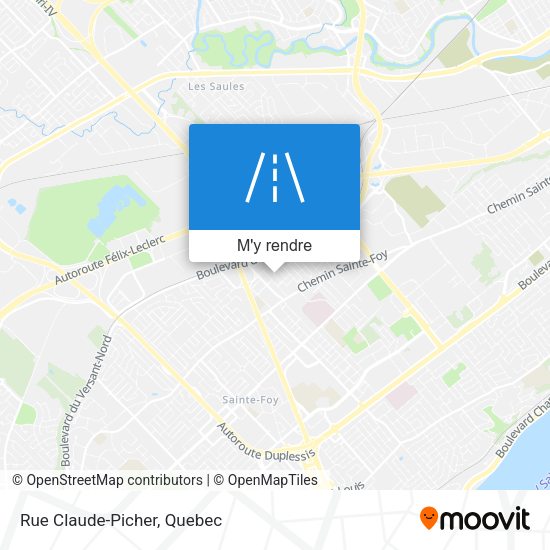 Rue Claude-Picher plan