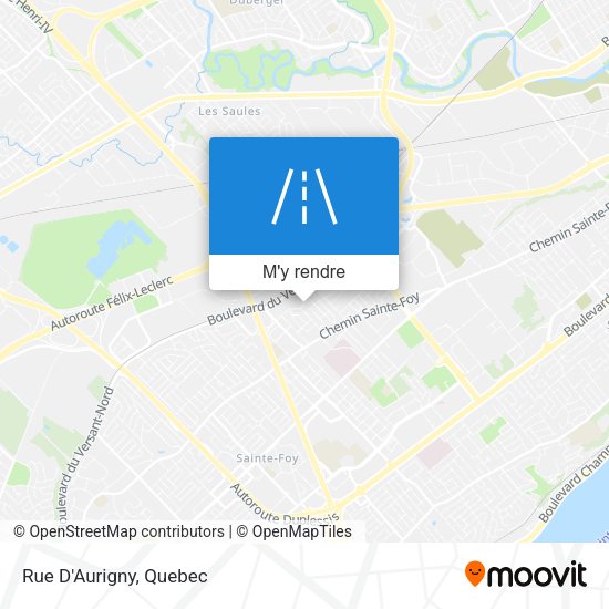 Rue D'Aurigny plan