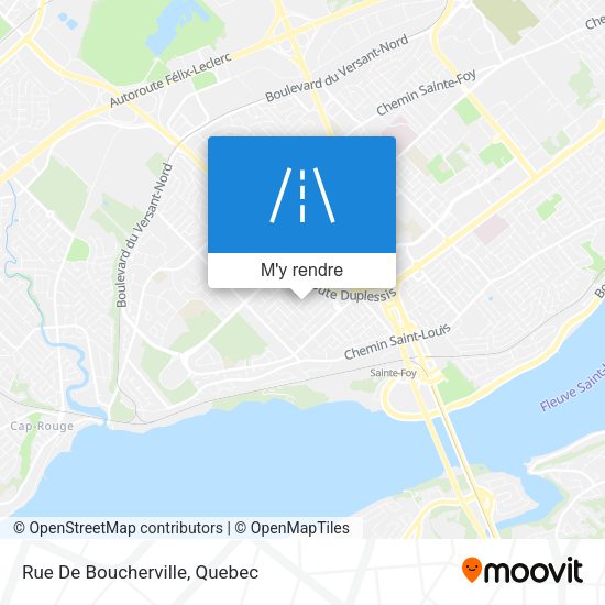 Rue De Boucherville plan