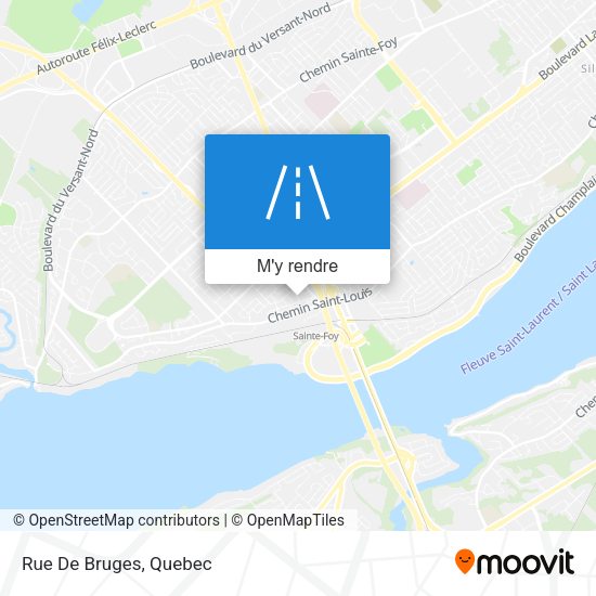 Rue De Bruges plan