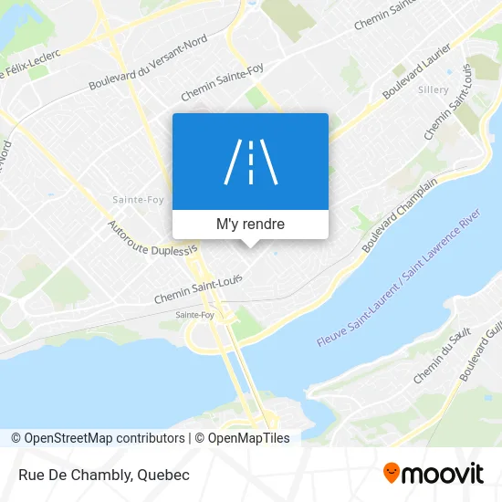 Rue De Chambly plan
