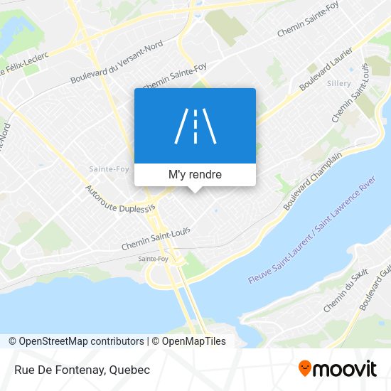 Rue De Fontenay plan