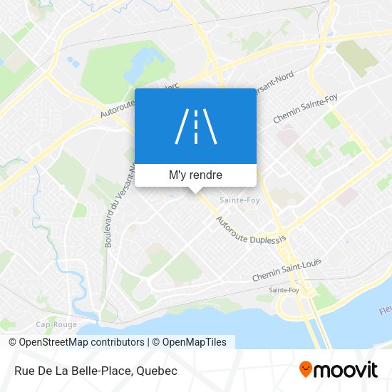 Rue De La Belle-Place plan