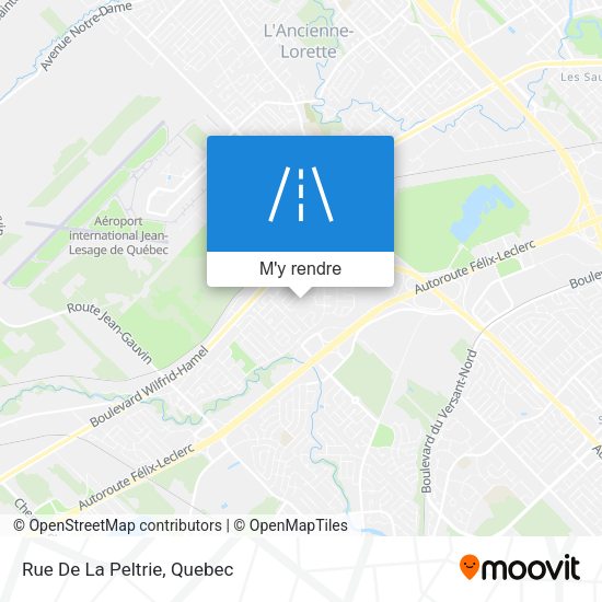 Rue De La Peltrie plan