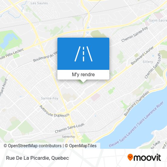 Rue De La Picardie plan