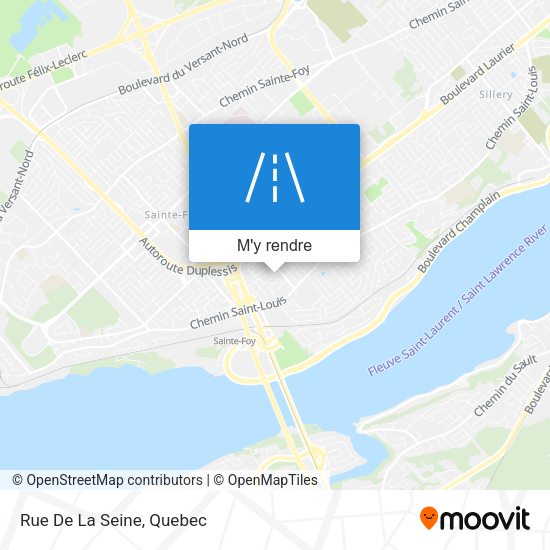 Rue De La Seine plan