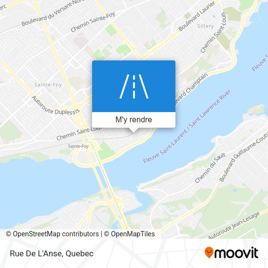 Rue De L'Anse plan