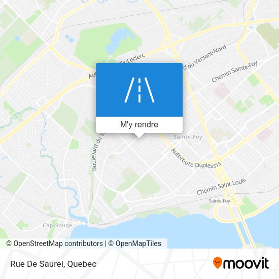 Rue De Saurel plan