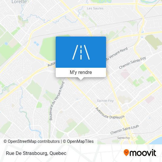 Rue De Strasbourg plan