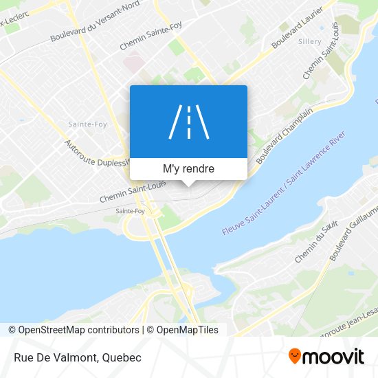Rue De Valmont plan