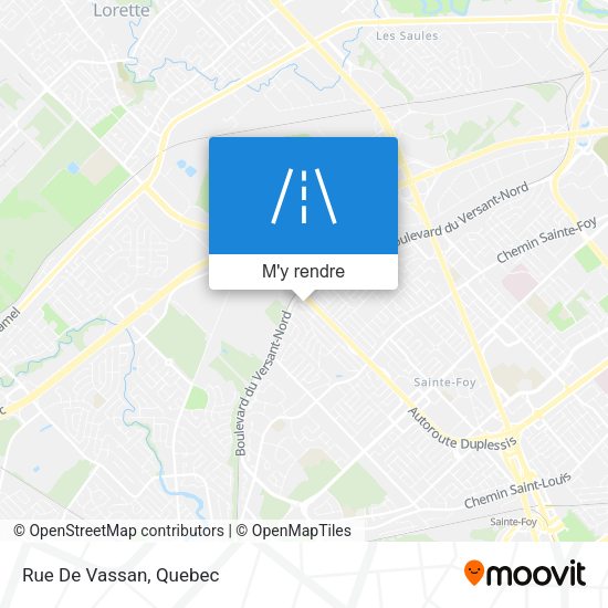 Rue De Vassan plan