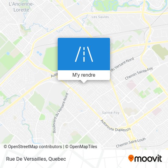 Rue De Versailles plan