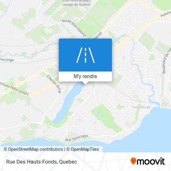 Rue Des Hauts-Fonds plan
