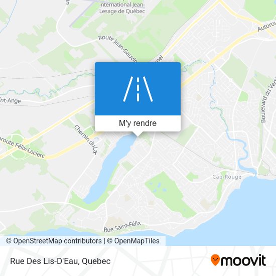 Rue Des Lis-D'Eau plan