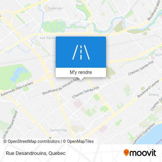 Rue Desandrouins plan