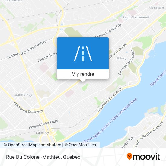 Rue Du Colonel-Mathieu plan