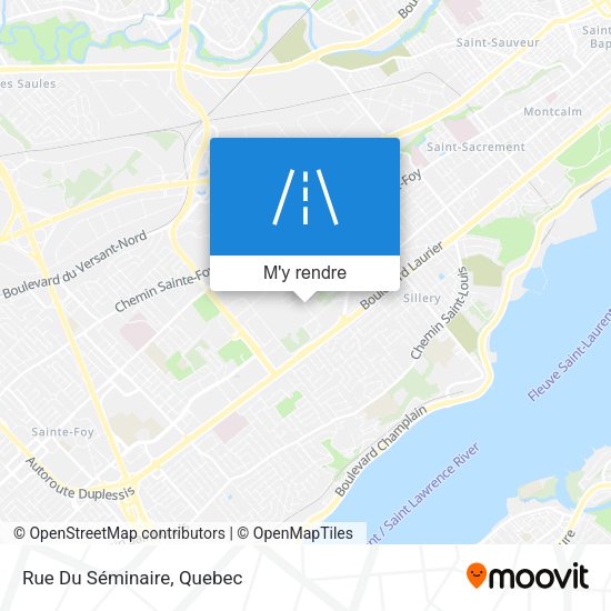 Rue Du Séminaire plan