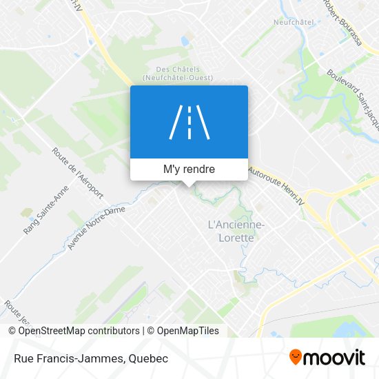Rue Francis-Jammes plan