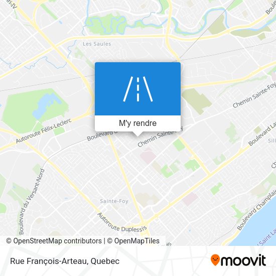 Rue François-Arteau plan