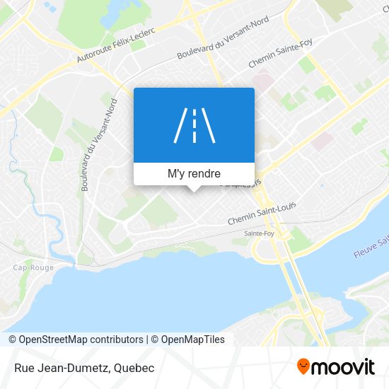 Rue Jean-Dumetz plan