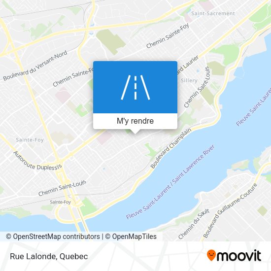 Rue Lalonde plan