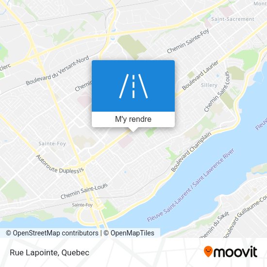 Rue Lapointe plan
