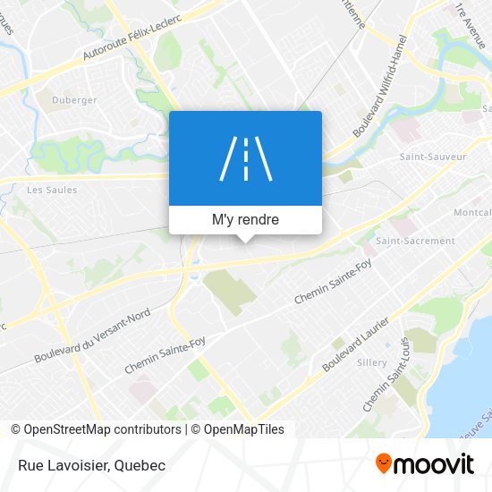 Rue Lavoisier plan