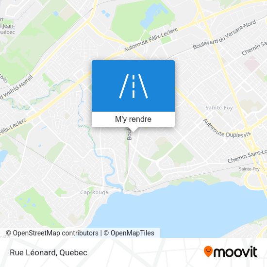Rue Léonard plan