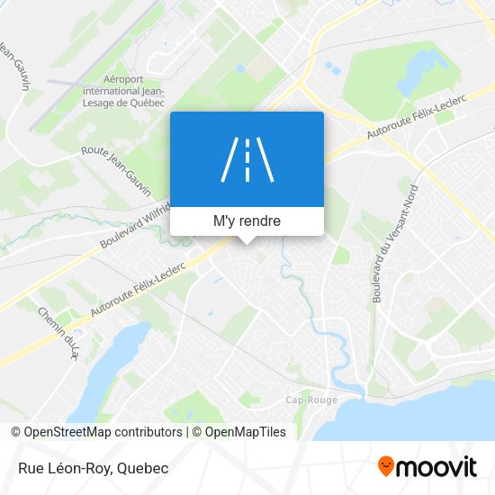 Rue Léon-Roy plan