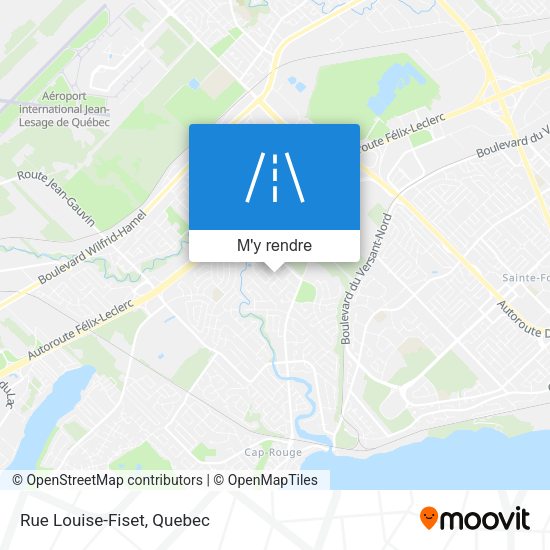 Rue Louise-Fiset plan