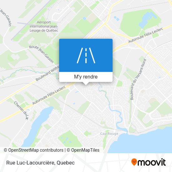 Rue Luc-Lacourcière plan