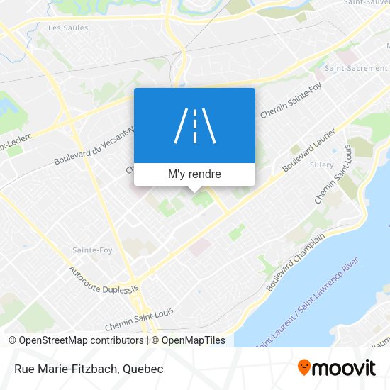 Rue Marie-Fitzbach plan
