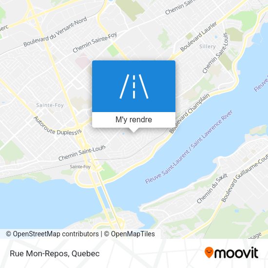 Rue Mon-Repos plan