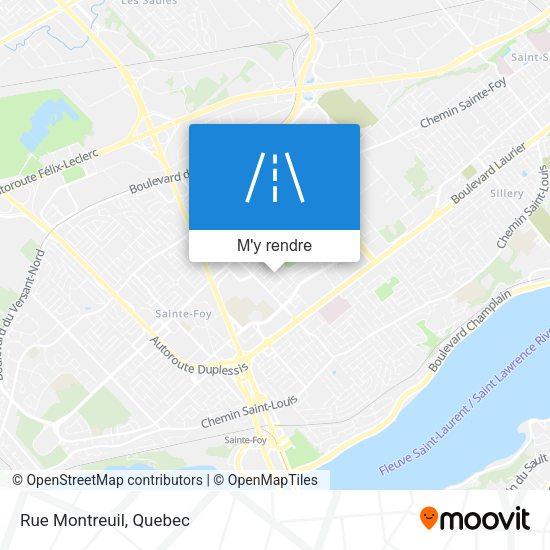 Rue Montreuil plan