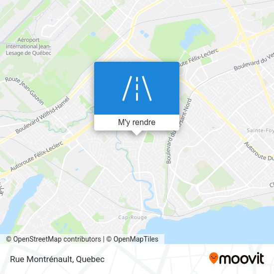 Rue Montrénault plan
