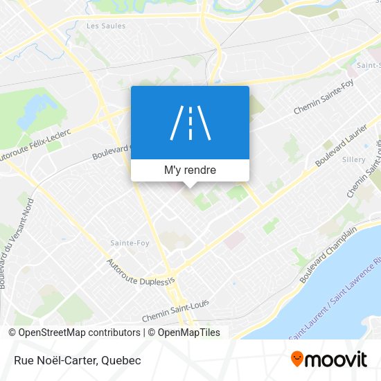 Rue Noël-Carter plan