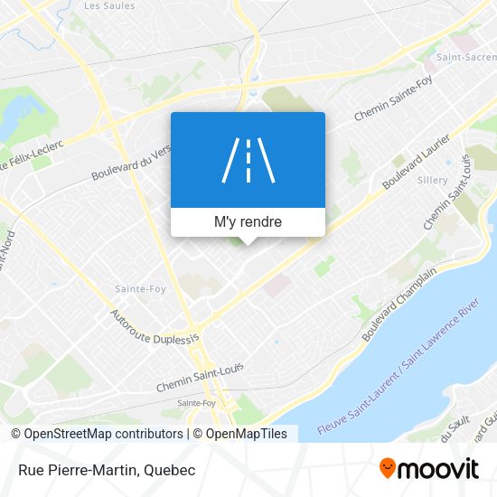 Rue Pierre-Martin plan
