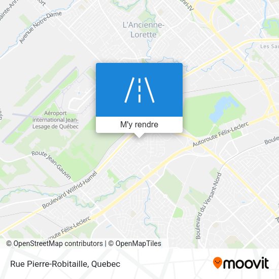 Rue Pierre-Robitaille plan