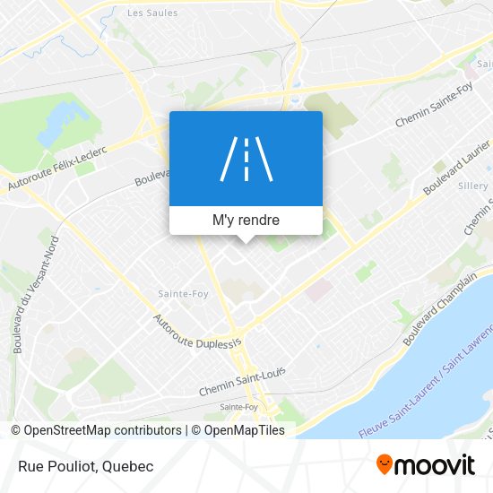 Rue Pouliot plan