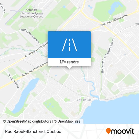 Rue Raoul-Blanchard plan
