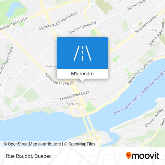 Rue Raudot plan