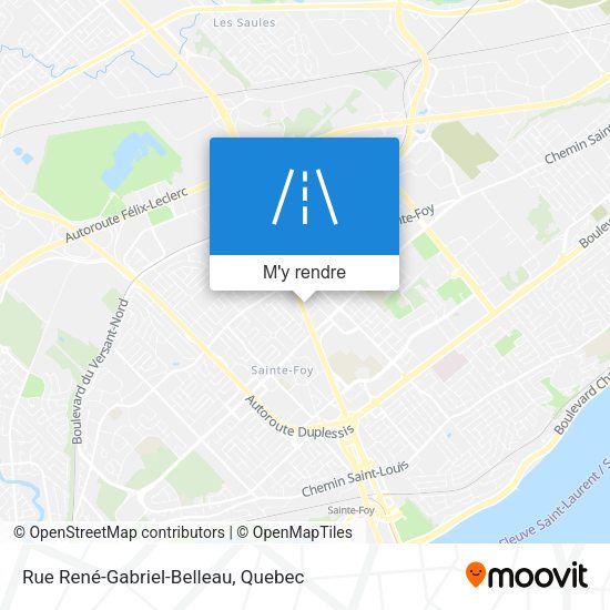 Rue René-Gabriel-Belleau plan